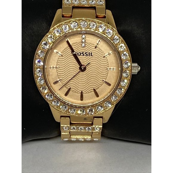 Fossil Women Fossil ES3020 Women Stainless Steel Analog Silver